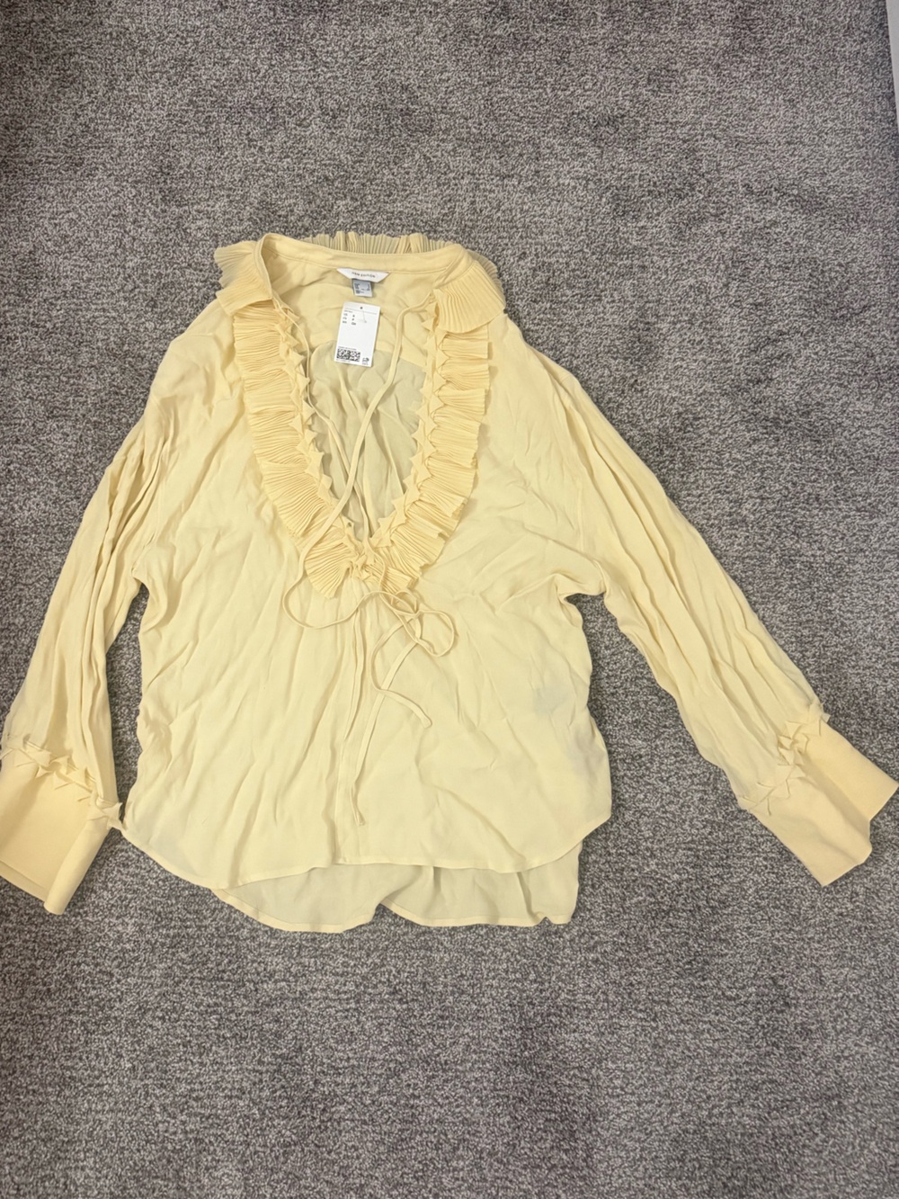H&M Edition Ruffle Tunic NWT - Picture 3 of 3